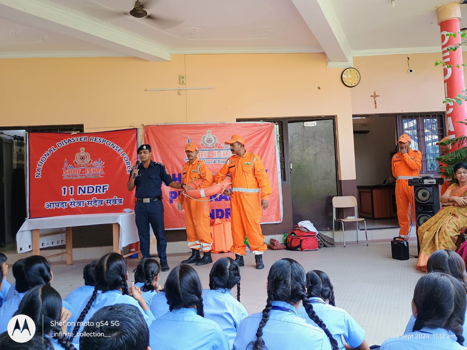 School Safety Progrmme by NDRF 10